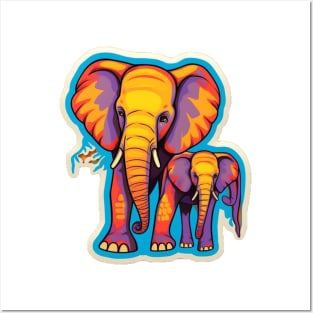 Cute cartoon elephant Posters and Art